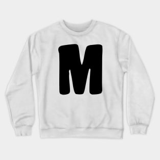 Letter M Crewneck Sweatshirt